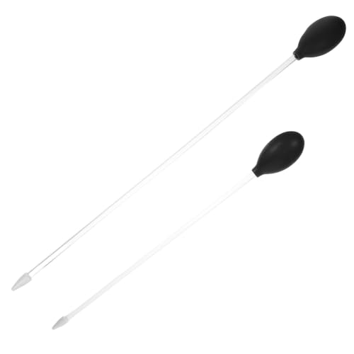 CLISPEED 2pcs Aquarium Fish Tank Cleaning Kit Manual Fish Tank Vacuum Cleaner with Acrylic Water Cleaning Tube and Silicone Dropper for Efficient Aquarium Maintenance and Waste Removal,