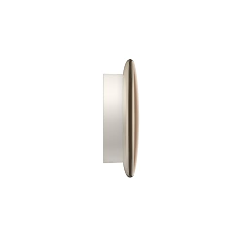 Google Nest Learning Thermostat (4th Gen, 2024) with Nest Temperature Sensor - Energy Saving Smart Thermostat - Compatible with Alexa, Apple HomeKit and Google Home App - Polished Gold - color: Polished Gold