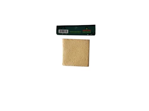 Humidity Hide Replacement Sponge 10 Pack for Bearded Dragon, Corn Snake, Ball Python, Crested Gecko, Lizard, Leopard Gecko, Turtle, Tortoise, Frog