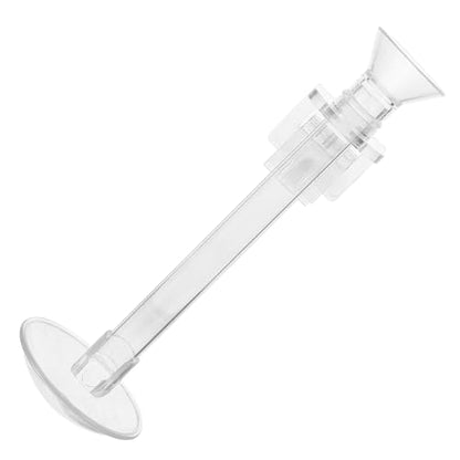 IMIKEYA Fish Tank Shrimp Feeder Tube with Acrylic Feeding Tool and Cleaning Brush, 15cm Aquarium Feeder for Betta and Small Shrimp Feeding