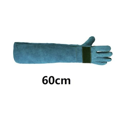 Compatible for Animal Bite Resistant Protective Gloves for Grooming, Bathing, Welding & Reptile Handling - color: Beige