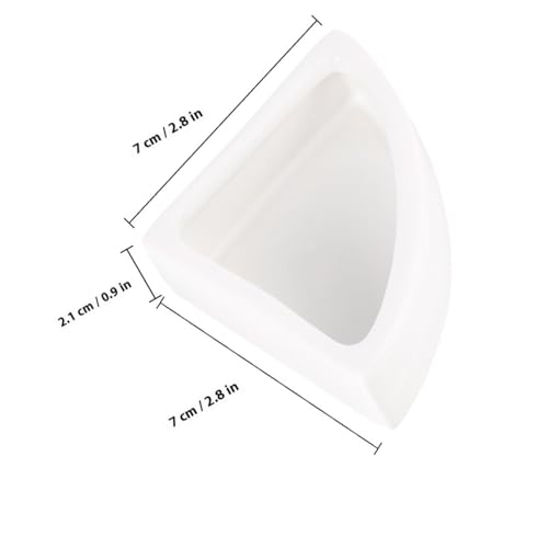 Zerodeko 2pcs Anti-Escape Reptile Feeding Bowl: Ceramic Reptile Food Or Water Bowl for Gecko Bearded Dragon - Mealworm Feeder Prevents Food Scatter