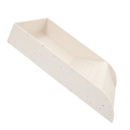 Totority Turtle Basking Platform Feeding Dish Multipurpose Reptile Food and Water Bowl for Turtles Frogs and Lizards Granite for Reptile Tanks and Terrariums