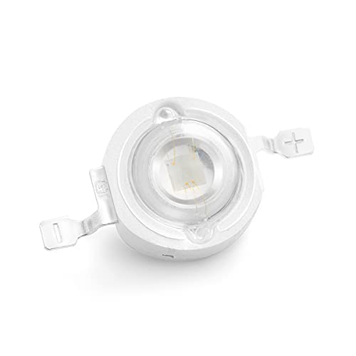 CHANZON 10 pcs High Power Led Chip on Board 3W Cyan 490nm | (400mA - 500mA / DC 3V - 3.4V / 3 Watt) Super Bright Intensity SMD COB Light Emitter Components Diode Bead DIY - color: G) Cyan (490nm)