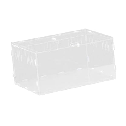 Reptile Breeding Box Transparent Acrylic Terrarium Habitat Tank with Ventilation Holes for Snake Frog Turtle Hatching Case- 30x20x15cm