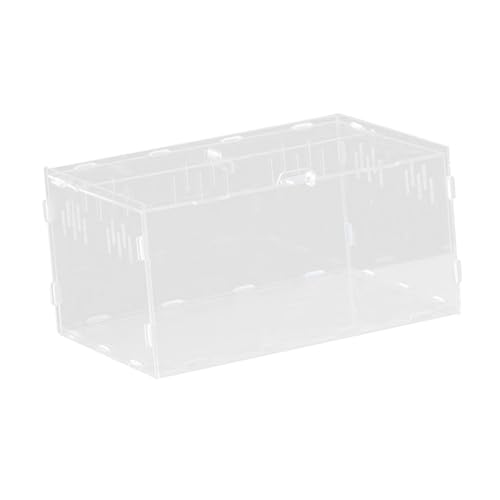 Reptile Feeding Box, Reptile Terrarium, Acrylic, Professional, Spacious Container, for Bearded Dragons, 30x20x15cm - size: 30x20x15cm