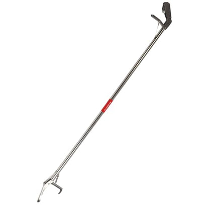 Snake Tong Foldable Stainless Steel Reptile Grabber Catcher Portable Snake Handling Tool with Extended Self Locking Design for Farmers Reptile Handling