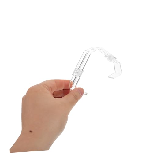 Abaodam 2pcs Aquarium Lamp Fixing Clip Stable Support for Fish Tank Reptile Terrarium Lighting and Versatile Light Holder Parts