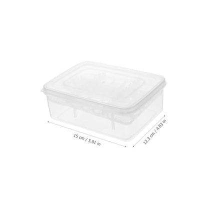 2pcs Reptile Hatching Breeding Box Compartments Transparent Incubation Tray for Easy Observation Reusable and Easy to Clean Reptile Tool for Lizards and Snakes