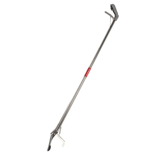 Folding Snake Grabber Tool, Extra Long Self Locking Stainless Steel Reptile Grabber Catcher, with Safe Handling Tool, Easy to and Maintain for Snake Farmers