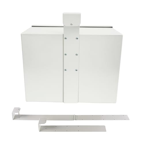 Over-the-Door Specimen Collection Box with Combination Lock | Steel Deposit Box for Urine Samples, Lab Specimens & Documents, Ideal for Clinics, Labs & Healthcare Facilities, Gray