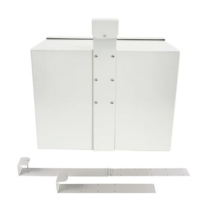 Over-the-Door Specimen Collection Box with Combination Lock | Steel Deposit Box for Urine Samples, Lab Specimens & Documents, Ideal for Clinics, Labs & Healthcare Facilities, Gray