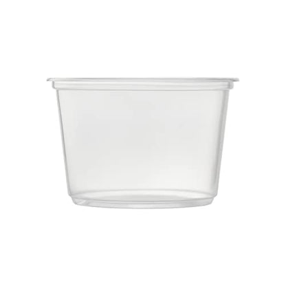 Karat [16oz - 500 ct] Clear PP Plastic Round Deli Food Container for Hot and Cold Food, BPA-Free (FP-DC16-PP) - size: 16 oz Container