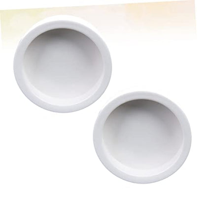 UKCOCO 2pcs Reptile Feeding Bowl Set Geckos Lizard Food Water Storage Basin Bowl for Reptiles Safe