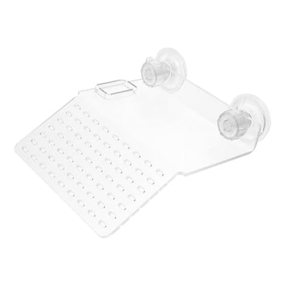 BESPORTBLE Transparent Acrylic Turtle Basking Platform Small Aquatic Reptile Resting Terrace Durable and Decorative Climbing Habitat for Turtle Tanks and Aquariums