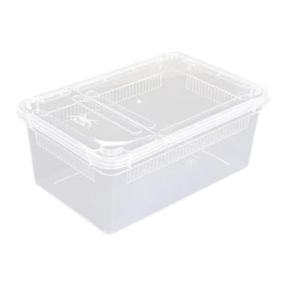 Reptile Feeding Box, Breeding Box, Transport Box, Portable Transparent Terrarium, Habitat Cage, Container for Frogs, Style C - size: Style C