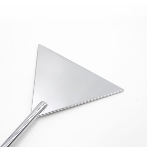 lasenersm 1 Piece Fish Tank Spatula Stainless Steel Aquarium Spatula Fish Tank Scraper Aquarium Scraper Aquarium Sand Scraper Aquarium Substrate Spatula, Silver