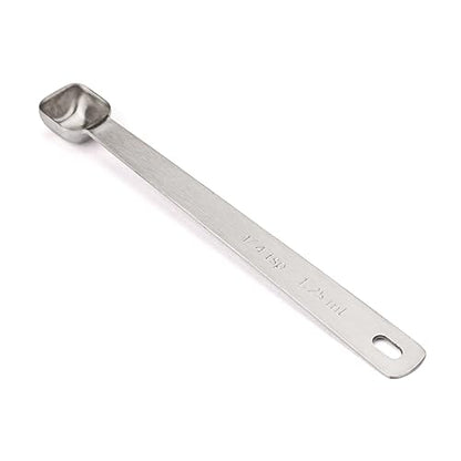 1PCS 1/4tsp(1.25ml) Tiny Measuring Spoon, Small Teaspoon for Tiny Amounts | High Precision, Food-Grade Stainless Steel, ‌Rust-Free, Dishwasher-Safe, Easy-Read Markings, Multi-Purpose, Sturdy & Durable - size: 1/4tsp|1/12tbsp|1.25ml