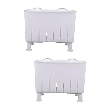 Didiseaon 2sets Aquarium Breeding Box Tortoise Isolation Container Suction Cups Fish Breeder Holder Easy Installation for Fish and Reptiles