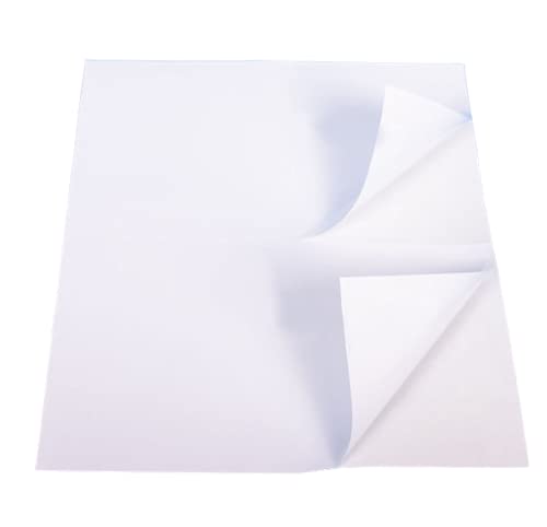 Premium Label Supply White Sticker Half Sheet Labels – 8.5" x 5.5" – Laser/Inkjet Compatible – (2 per Sheet), 500 Sheets - 1000 Total Adhesive Labels - size: 1000 labels