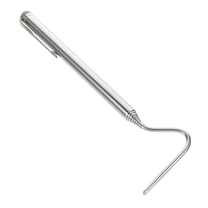 Hemoton Collapsible Snake Hook Extendable Stainless Steel Reptile Catcher for Safe Handling and Wildlife Management Portable Tool for Herpetology and Fieldwork