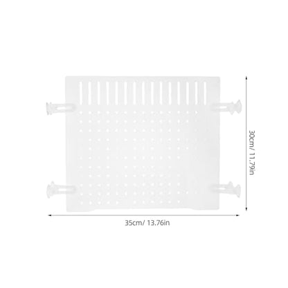 GLEAVI Fish Tank Divider Acrylic Aquarium Separator with Suction Cups 35x30cm Isolation Board for Reptile and Fish Tank Separation