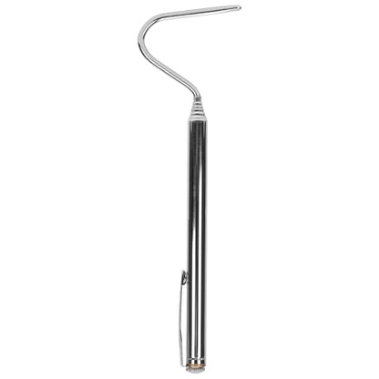 Stainless Steel Snake Hook | Extendable to 27in for Safe Reptile Handling | Duckbill Head Guards Snake Skin | Portable Hook for Field Use/Pet Snakes/Enclosures