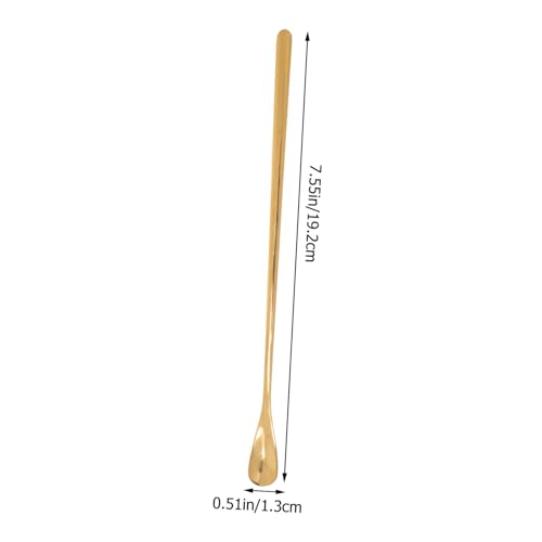 YARNOW 2pcs Sturdy Reptile Food Spoon Small Pet Feeding Tool for Lizard and Turtle Stainless Steel Easy to Use