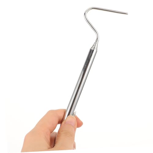 Toddmomy Retractable Snake Catching Hook Tool Reptile Grabber for Safe Handling of Snakes and Reptiles for Feeding and Care Terrariums