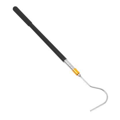 Stainless Steel Telescopic Snake Catcher Hook Retractable Adjustable Length Reptile Handling Tool for Safe Catching and Snake Control