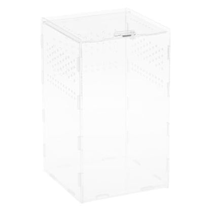 Alipis High Clarity Acrylic Reptile Breeding Enclosure for Small Pets and Snakes with Easy Assembly and Well-Ventilated Modular Design, Secure Lock, and Ventilation Holes for Reptile