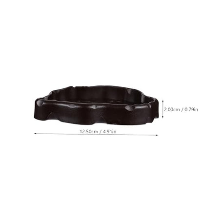 SHINEOFI 2pcs Reptile Feeding Bowl Lizard Worm Dish Gecko Pet Cage Feeder Smooth Surface Synthetic Resin Water Dish Safe for Reptile Feeding