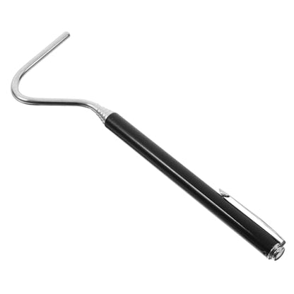 Sosoport Retractable Reptile Catching Hook Handle Snake Tool for Safe Handling of Snakes and Reptiles Stainless Steel Design Portable and Easy to Use