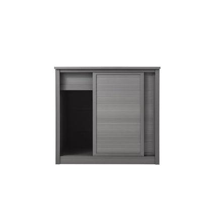 New Age Pet ECOFLEX Small Reptile Enclosure with Matching Cabinet Stand Set in Grey - color: Grey, size: Small