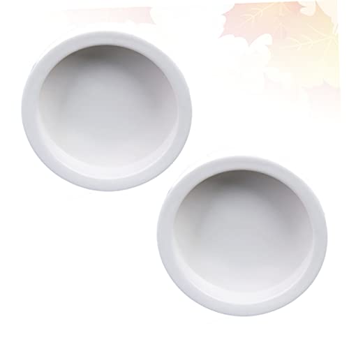 UKCOCO 2pcs Reptile Feeding Bowl Set Geckos Lizard Food Water Storage Basin Bowl for Reptiles Safe