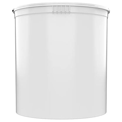 90 Dram CR Plastic Packaging Pop Top Containers - Child Resistant Travel Holder Vial Bottles - 60 qty (White) - color: White