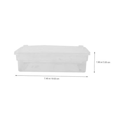 COLLBATH Hatching Reptile Breeding Box Plastic Incubation Container for Geckos Snakes and Lizards Easy to Clean and Transparent Design for Egg