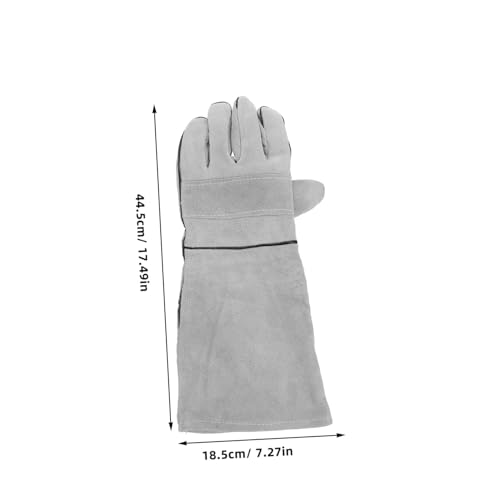 HANABASS 1 Pair Pet Protective Gloves Enhanced Grip for Dogs Cats and Reptiles Heat Resistant for Grooming and Feeding Easy Maintenance for Use