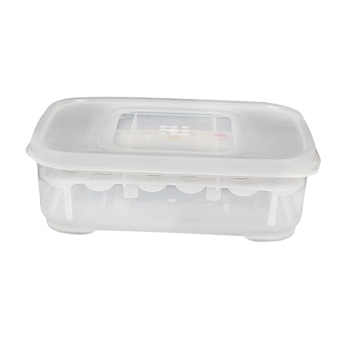 FOMIYES Reptile Egg Incubator Thermometer Snake Lizard Box Egg Capacity Heat Light Easy to Clean Random Color