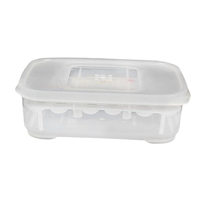 FOMIYES Reptile Egg Incubator Thermometer Snake Lizard Box Egg Capacity Heat Light Easy to Clean Random Color