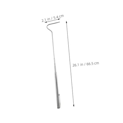 Extendable Stainless Steel Snake Hook for Reptile Handling Compact Design for Catching and Control of Corn Snakes and