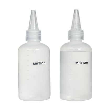 Lizard Gecko Food Water Feeding Bottle,2 pcs,3.4 Oz | Crested Gecko Food and Water Feeding Bottle 3.4 Oz, Reptile Feeder, Lizard and Other Small Pet Accessories Supplies