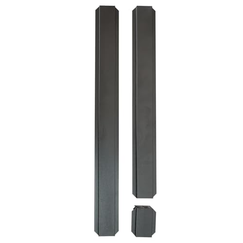 Giant PVC Reptile Enclosure System, 96"x24"x70" Stackable 700 Gallon Modular Habitat with Front Opening Sliding Glass Doors for Iguana Monitor Tegu Snake - size: Combo Set - Tall + Medium (4 Pack)