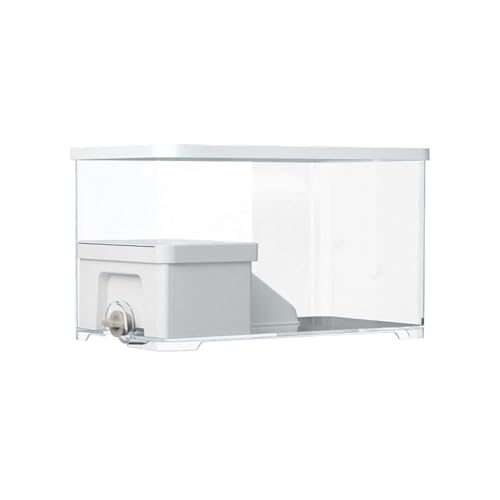 Turtle Enclosure Fecal Separation with Sun Drying Climbing Table Desktop Turtle Feeding Tank