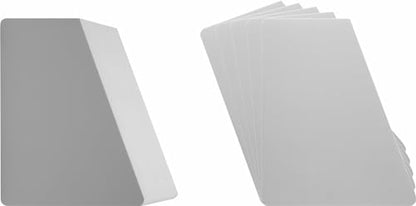 (100) 7" Record Divider Cards - SLOPED - White, 20mil - 7" x 8 1/2" - #07NS85WH20DI
