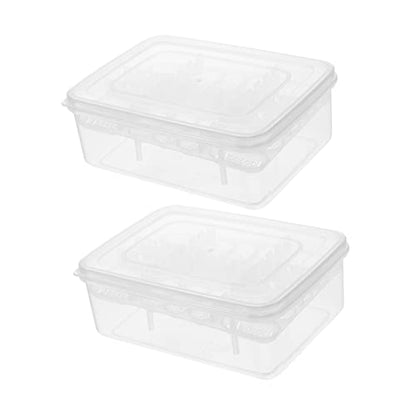 ORFOFE 2pcs Reptile Egg Incubator for Hatching Gecko and Lizard Eggs Hatchery Box for Reptile Breeding