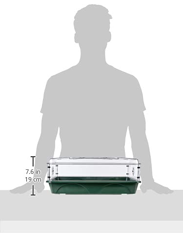 93774 Domed Propagator, 1 Height Extender, Green - size: 1 Side Extender with no Clip Set