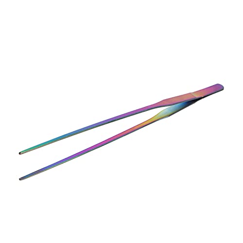 Aquarium Tweezers, Long Tweezers Planted Tongs Feeding Tools 27cm Stainless Steel Long Tweezer Feeding Tongs for Aquatic Plants, Reptile, Snakes, Lizards, Feeder (27cm - size: 27cm straight clip