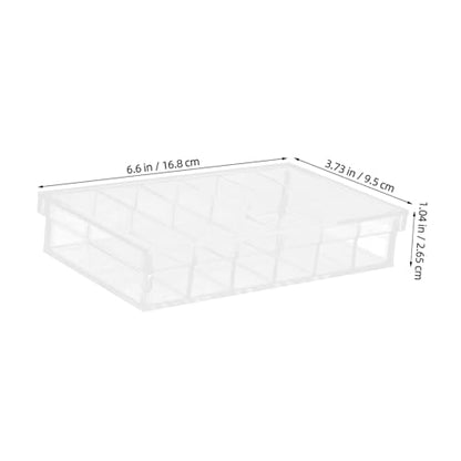 Mipcase Acrylic 6-Well Incubation Box with Lid for Laboratory Specimen Observation, Fish and Reptile Breeding, Easy-Clean Aquarium Breeder Tray