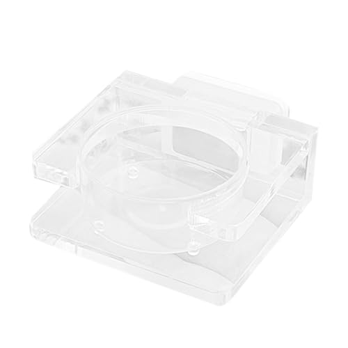 Reptiles Water Feeder Bowl with AntiEscape Design and Suction Base for Secure Placement in Habitats Secure Suction Feeder Bowl - color: Small dining table